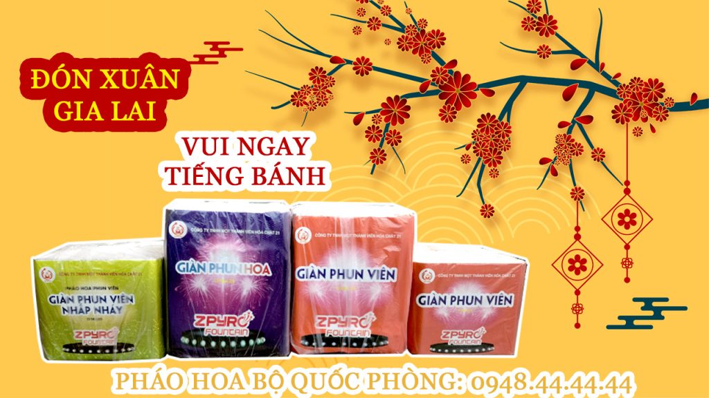 Bán pháo hoa quốc phòng tại Gia Lai nhiều sản phẩm, nhiều mẫu mã cho bạn lựa chọn